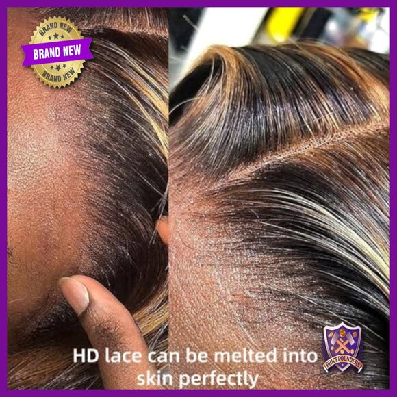 28 Inch Deep Wave Lace Front Wig Human Hair Glueless Pre Plucked main image 7